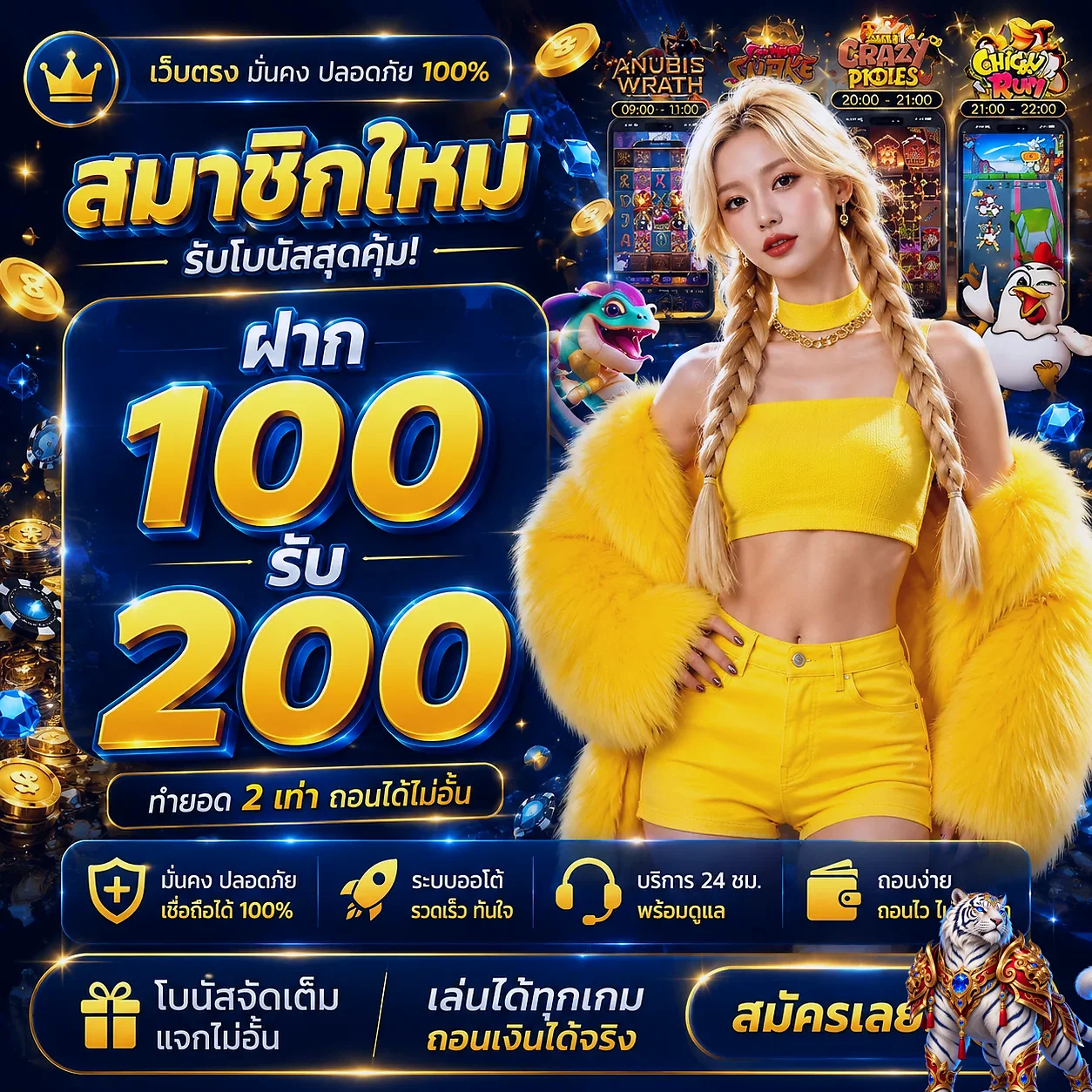 ภาพทดลองเล่น PG SLOT พร้อมมาสคอตเกมแฟนตาซี