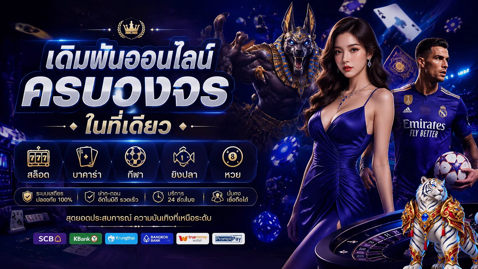 ภาพบริการเกมครบวงจร GSPSLOT บนมือถือ